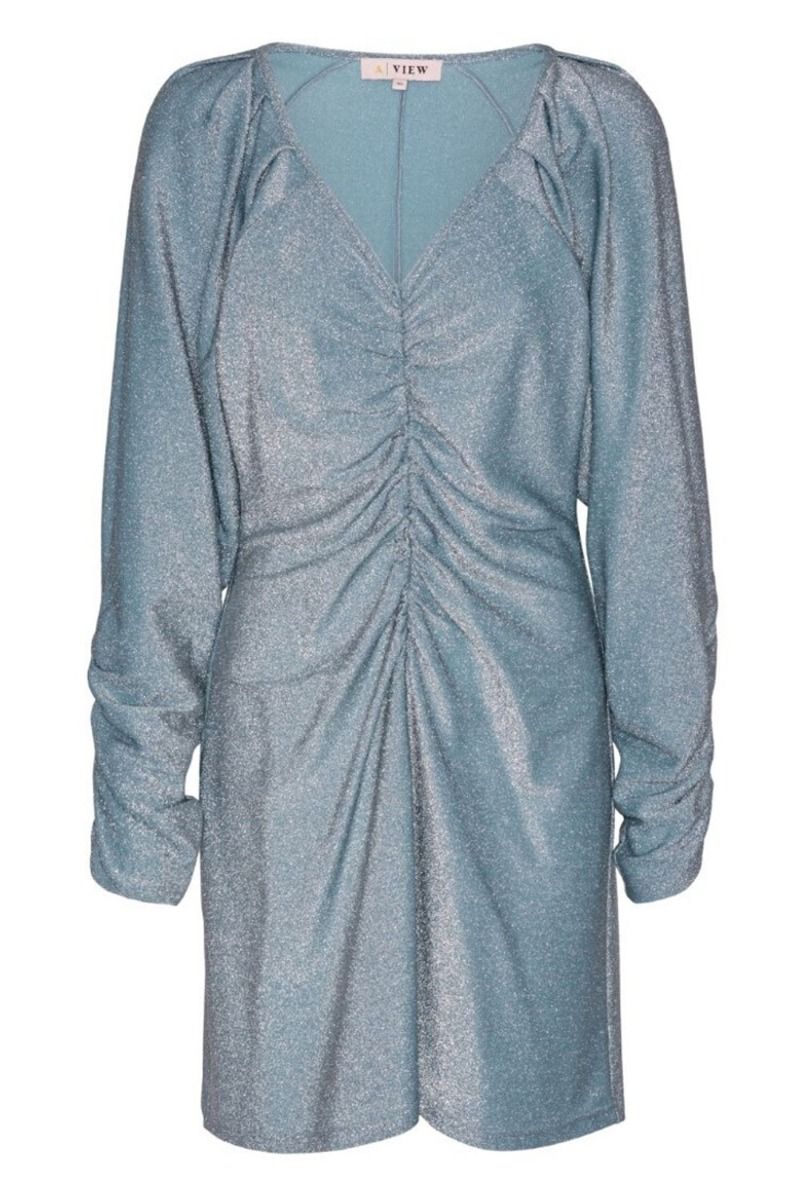 A-View - Kjole - Eva Short Dress - 082 - Turquise