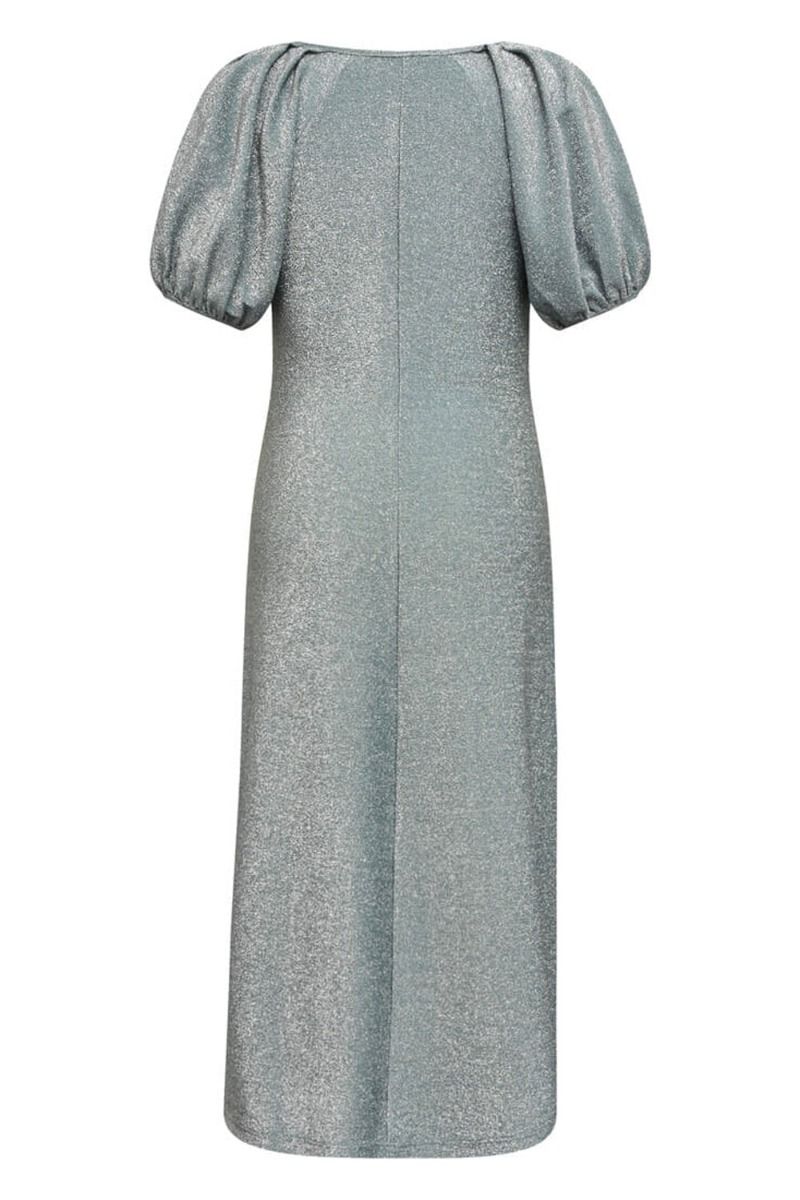 A-View - Kjole - Eva Short Sleeve Dress - Turquise