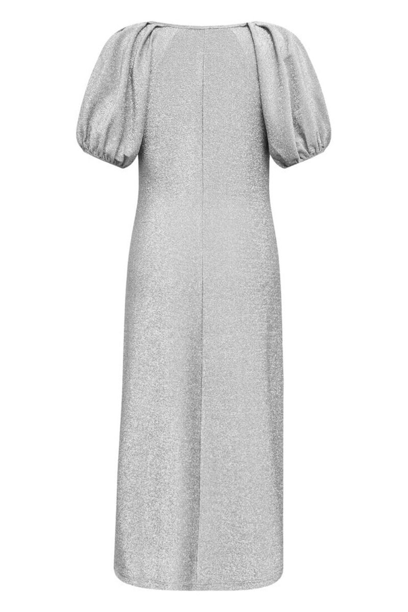 A-View - Kjole - Eva Short Sleeve Dress - White