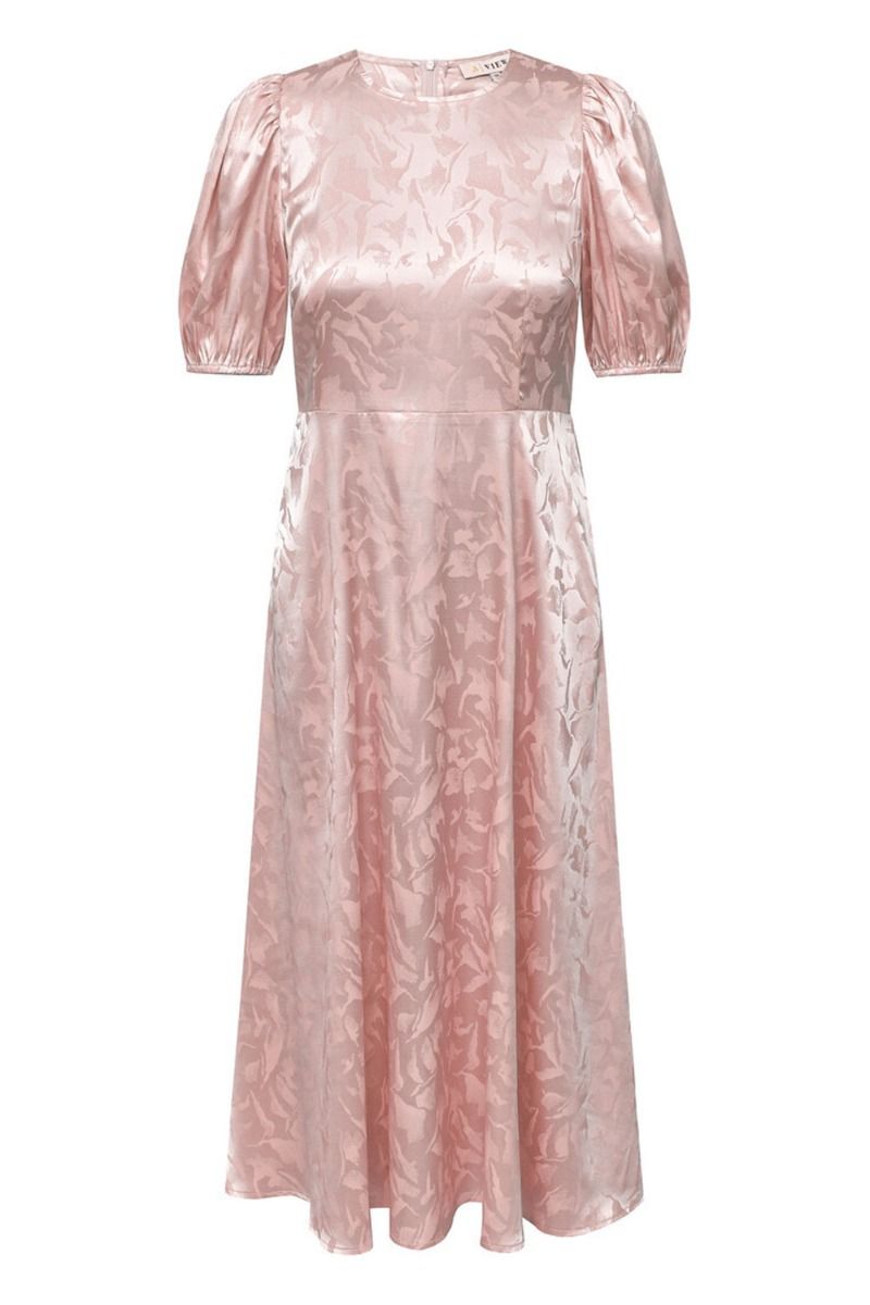 A-View - Kjole - Gina Short Sleeve Dress - Rose