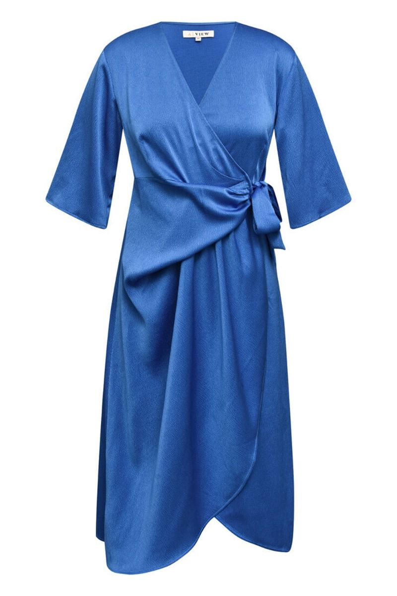 A-View - Kjole - Lilly Midi Dress - Blue