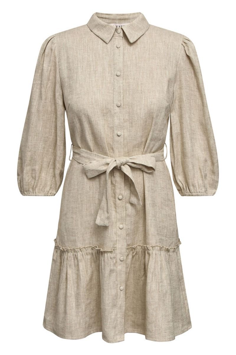 A-View - Kjole - Linen Dress - Light Sand