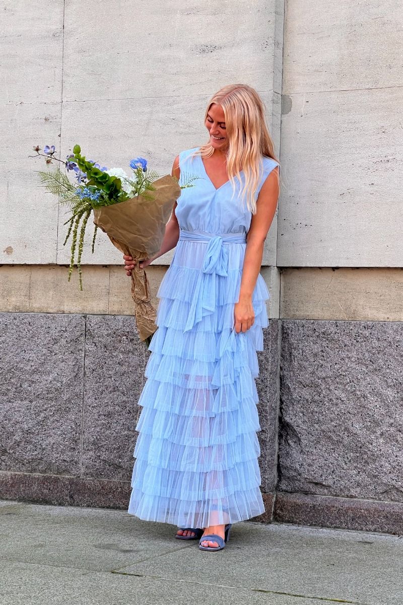 A-View - Kjole - Miranda Dress - Light Blue