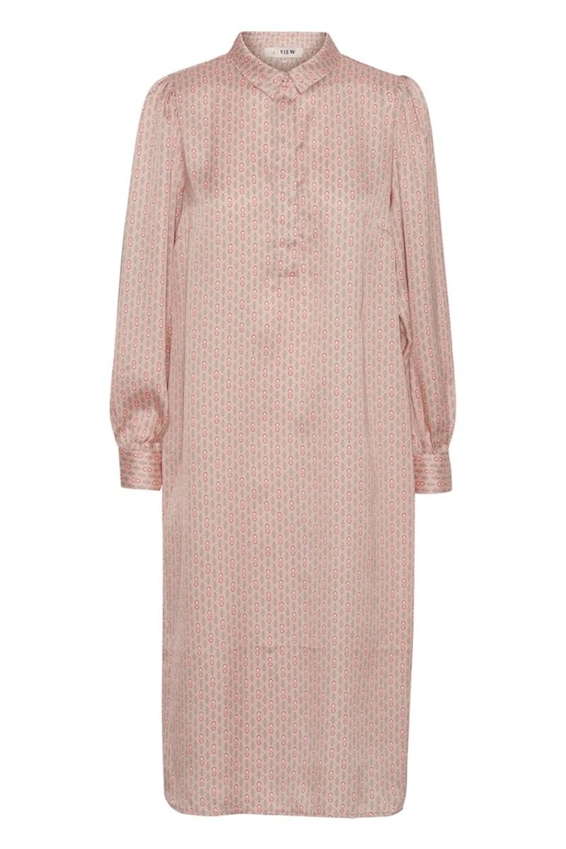 A-View - Kjole - Onah Shirt Dress - Pale Pink