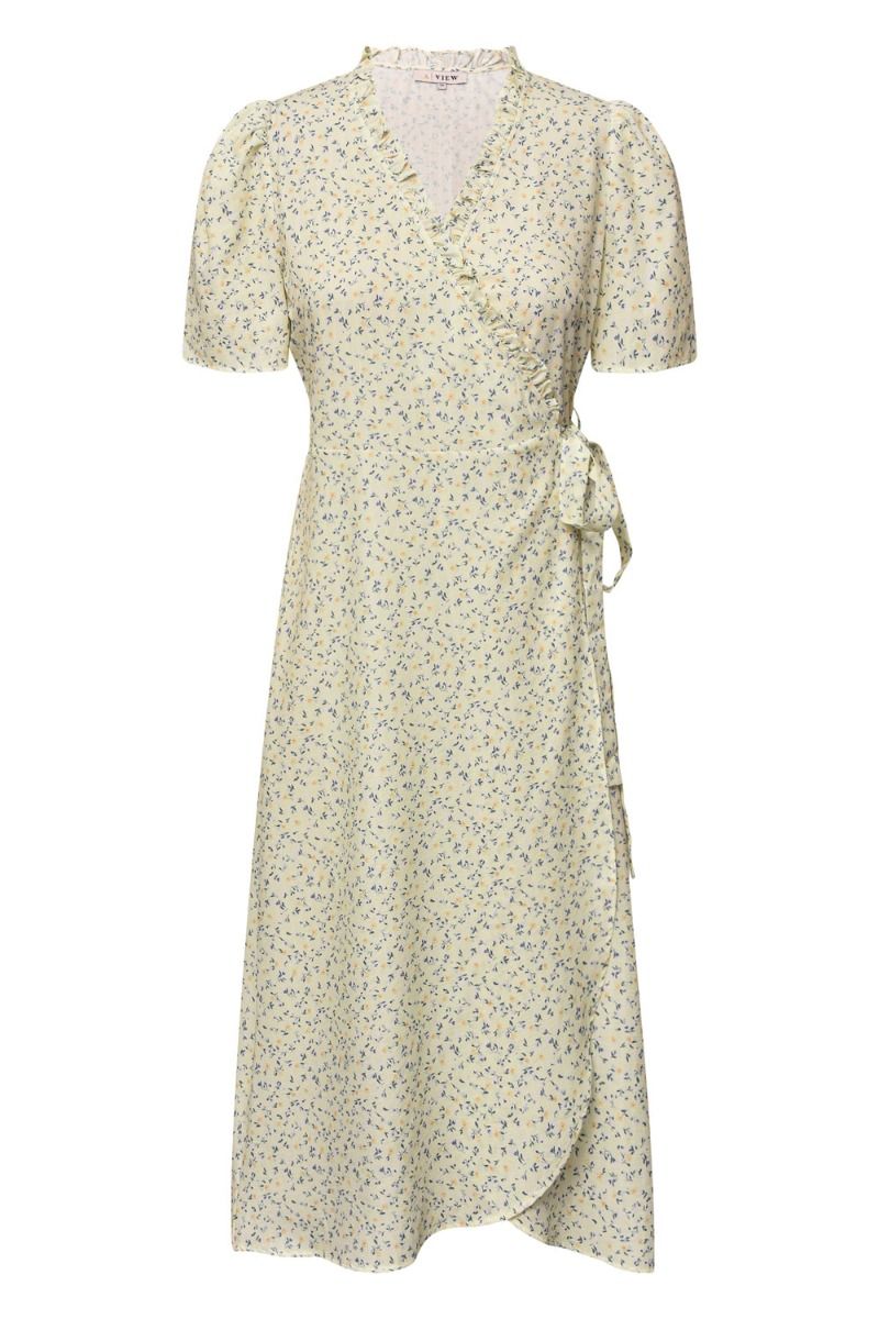 A-View - Kjole - Peony dress - Light Yellow