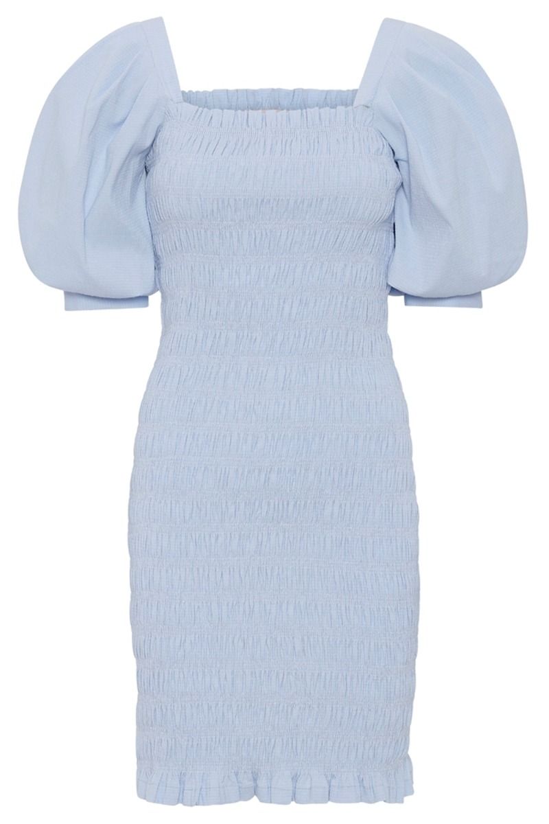 A-View - Kjole - Rikka plain dress 281 - Blue