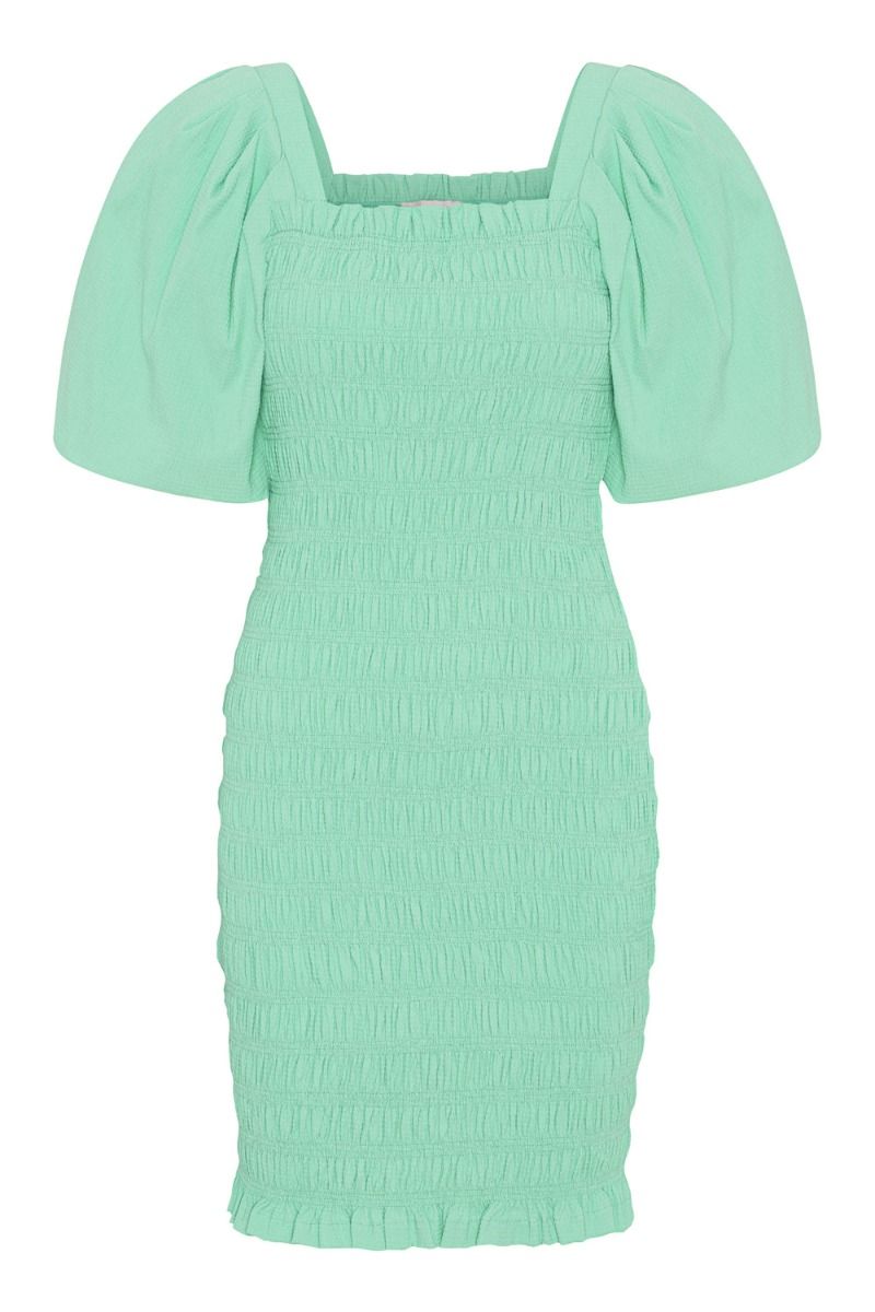 A-View - Kjole - Rikka Plain Dress - Green