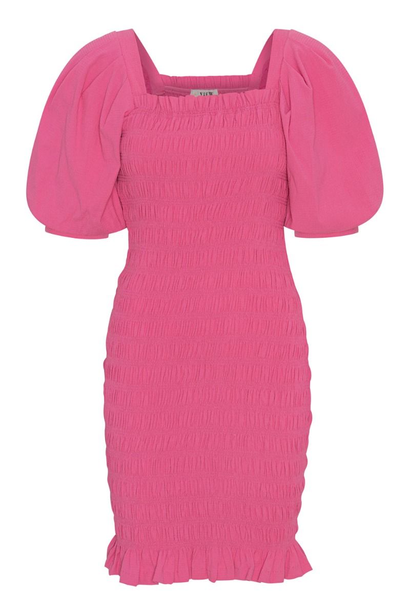 A-View - Kjole - Rikka Plain Dress - Pink
