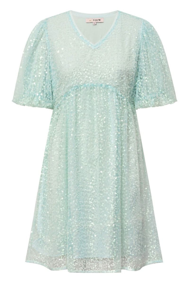 A-View - Kjole - Scarlett Dress - Light Blue