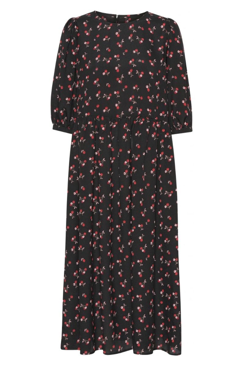 A-View - Kjole - Sisse Cherry Midi Dress - Cherry