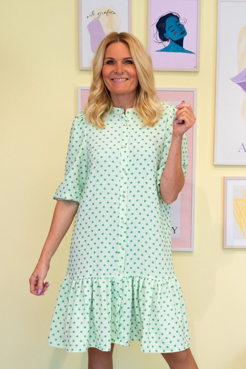 A-View - Kjole - Vanessa Dress - Green