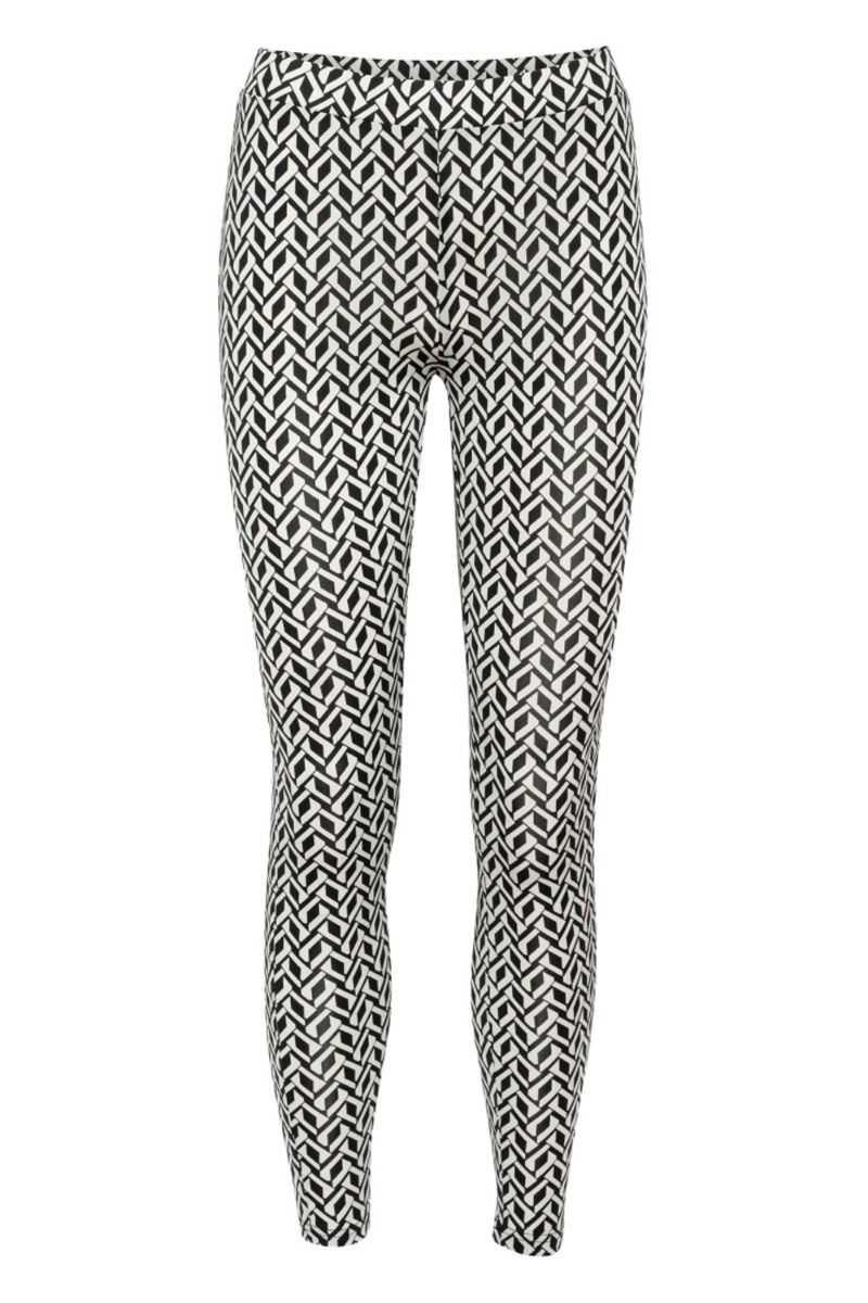 A-View - Leggings - Scarlet Leggings - Black/White