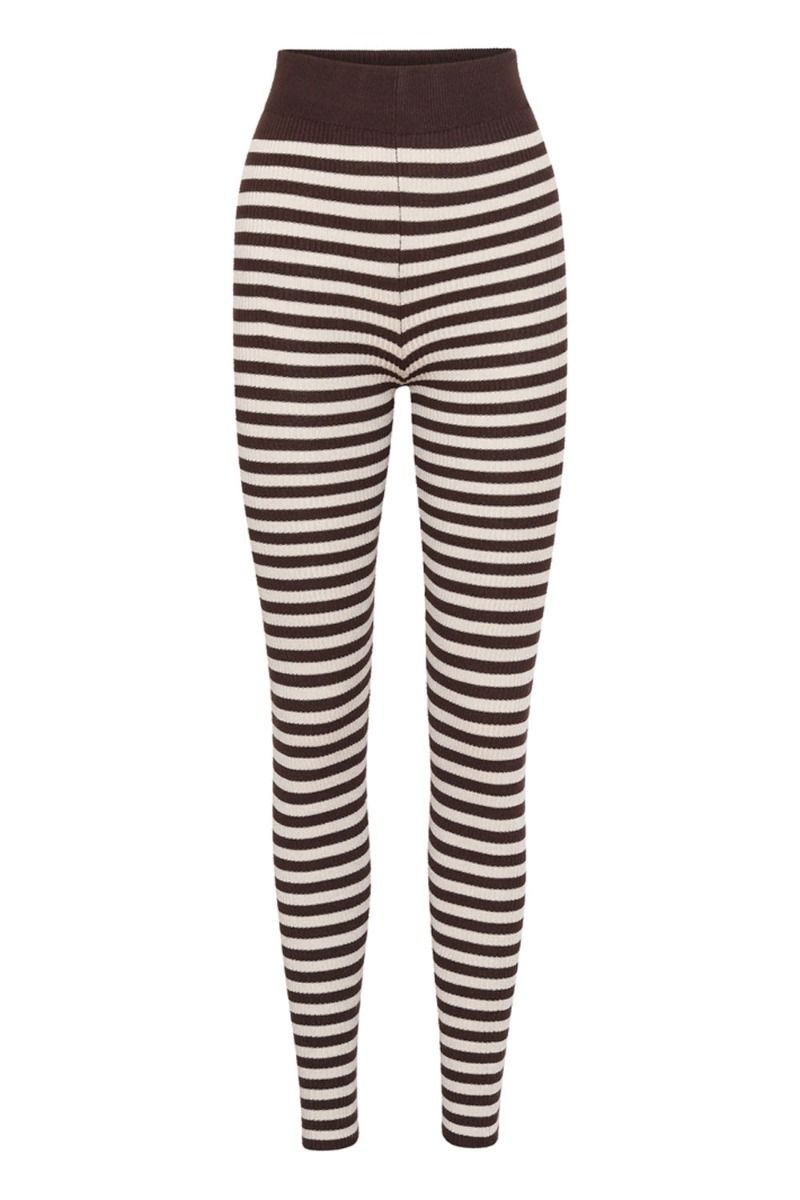 A-View - Leggings - Violet Knit Pant - Brown/Sand 