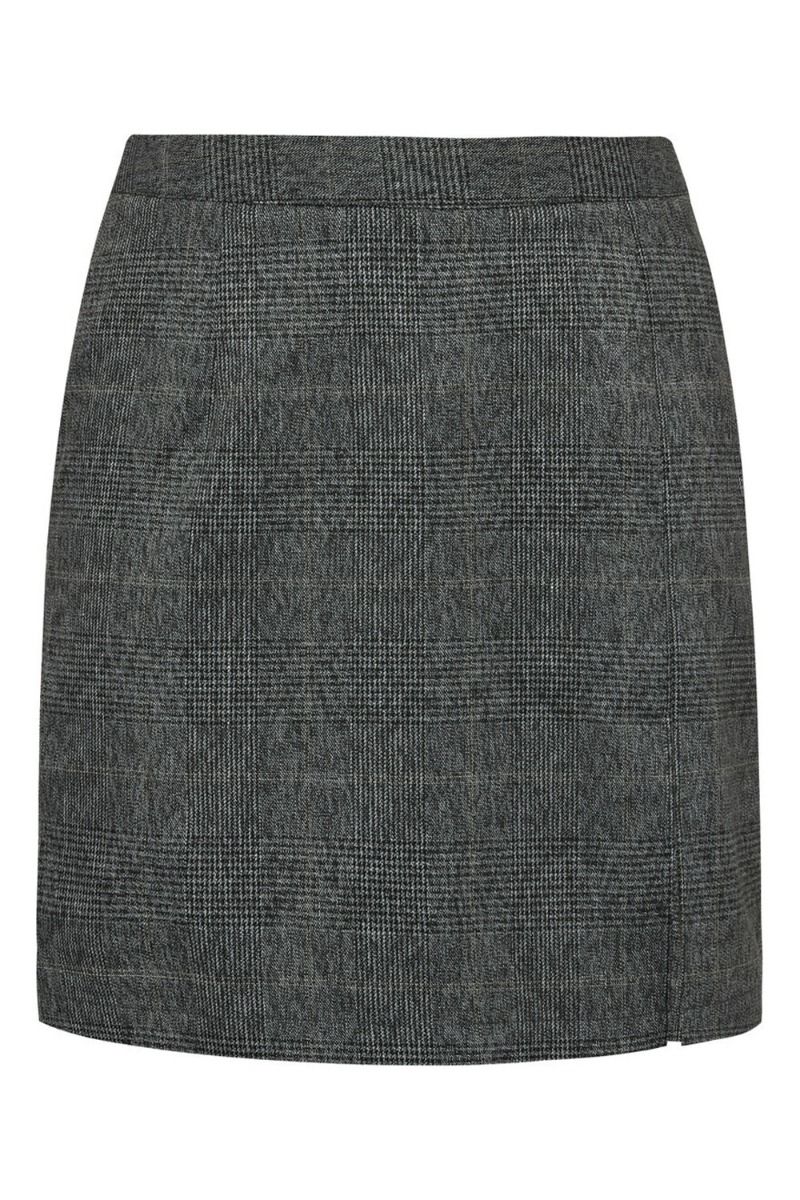 A-View - Nederdel - Annali Check Skirt - Black