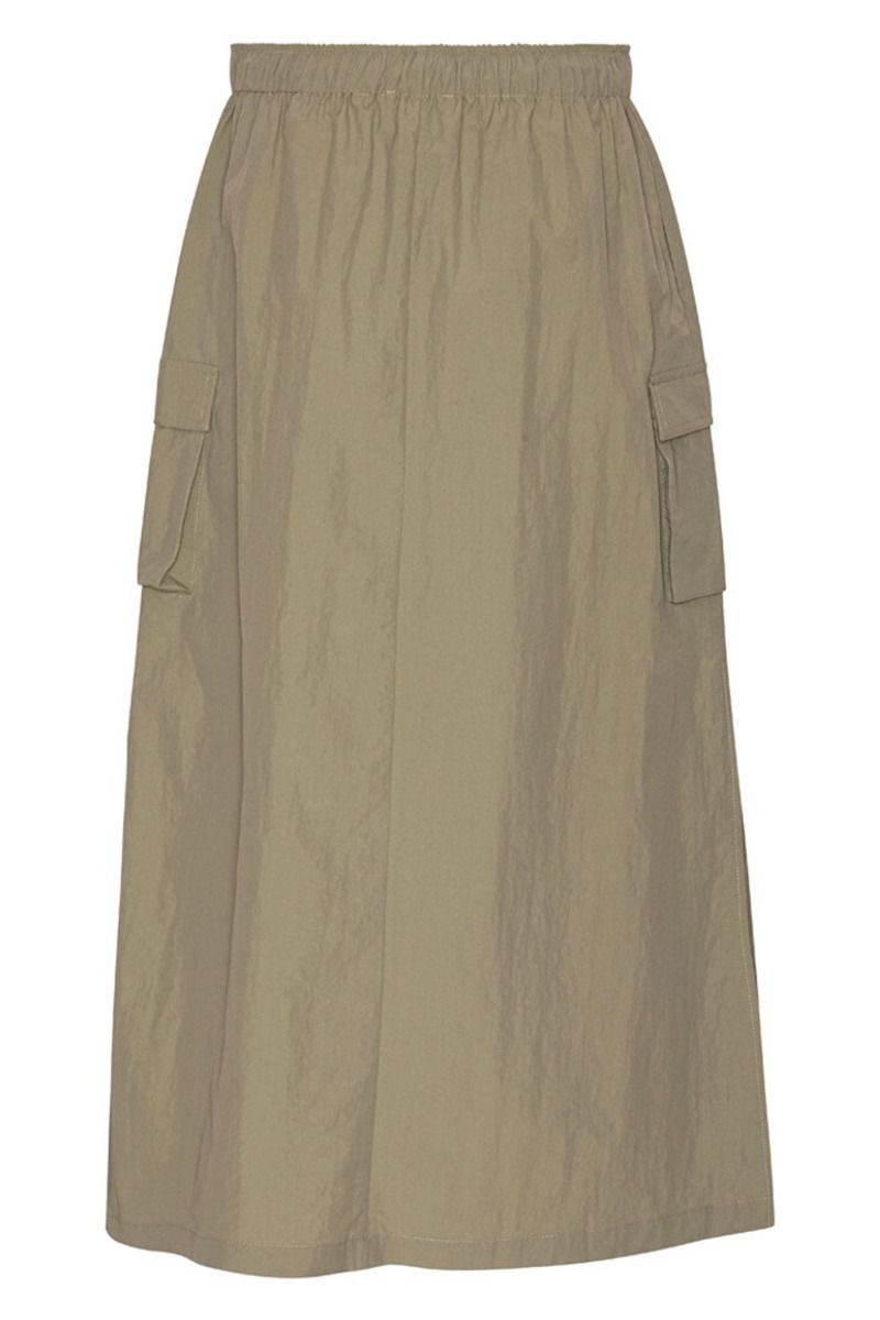 A-View - Nederdel - Sofia Cargo Long Skirt - Light Army
