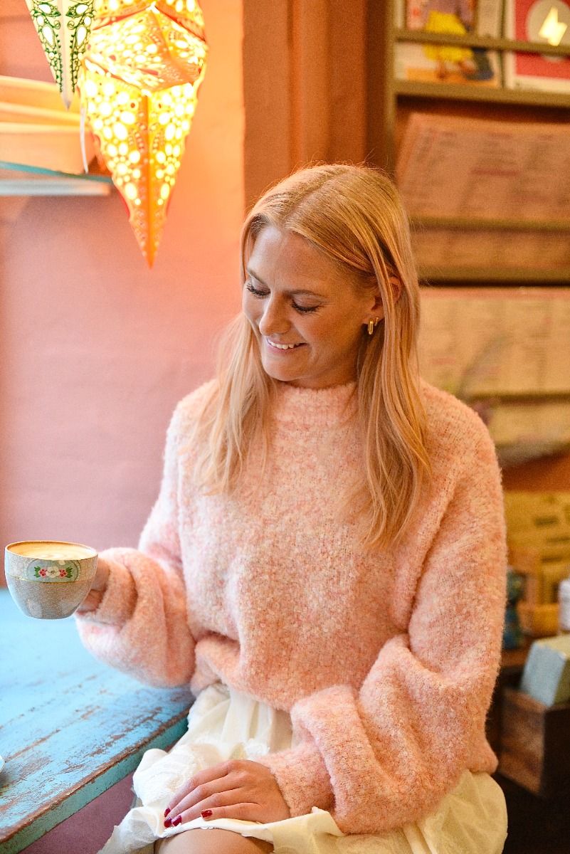 A-View - Strik - Patrisia New Knit Pullover - Peach