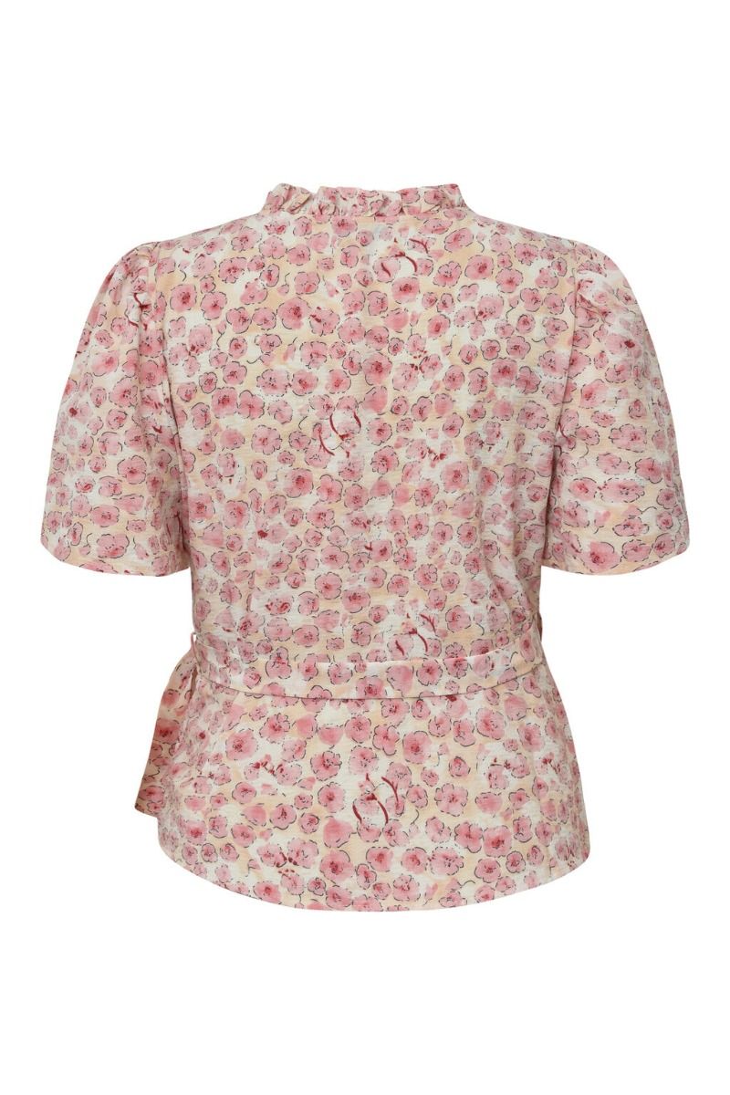 A-View - Bluse - Peony Wrap Blouse - Rose/pink