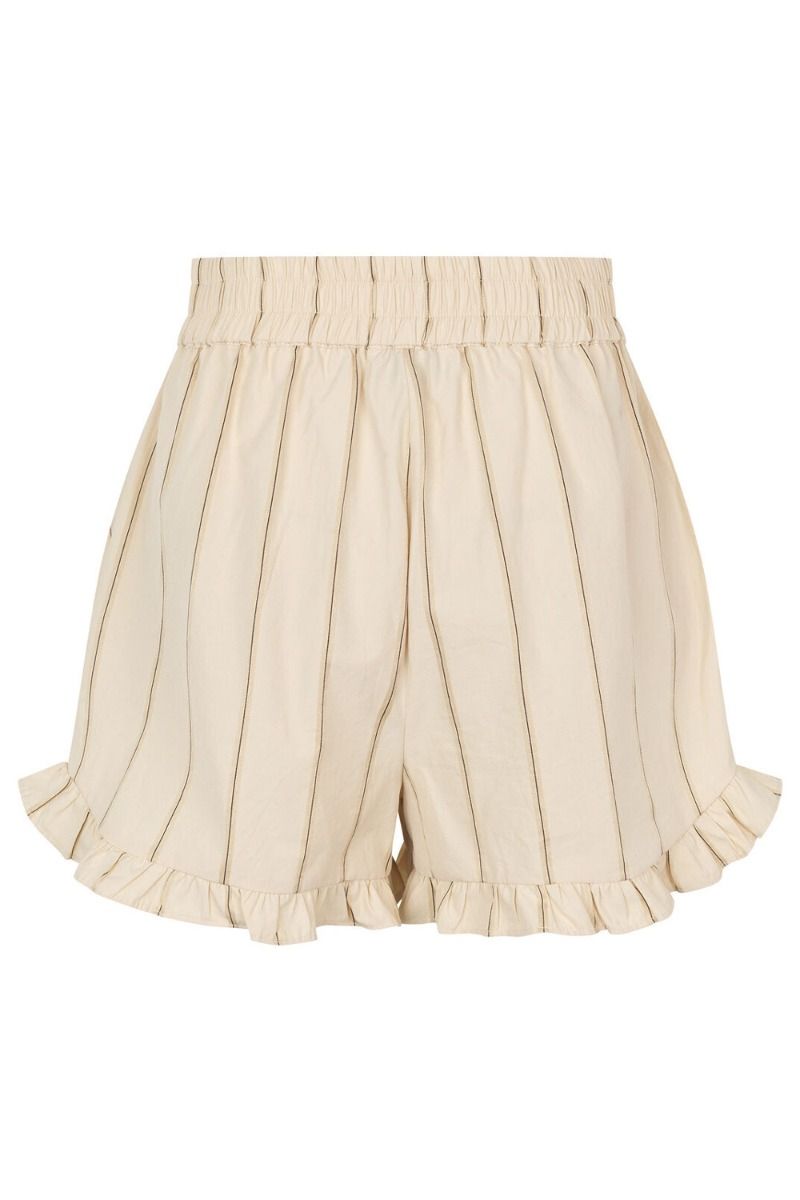 A-View - Shorts - Lizza Shorts - Off white/black stripe