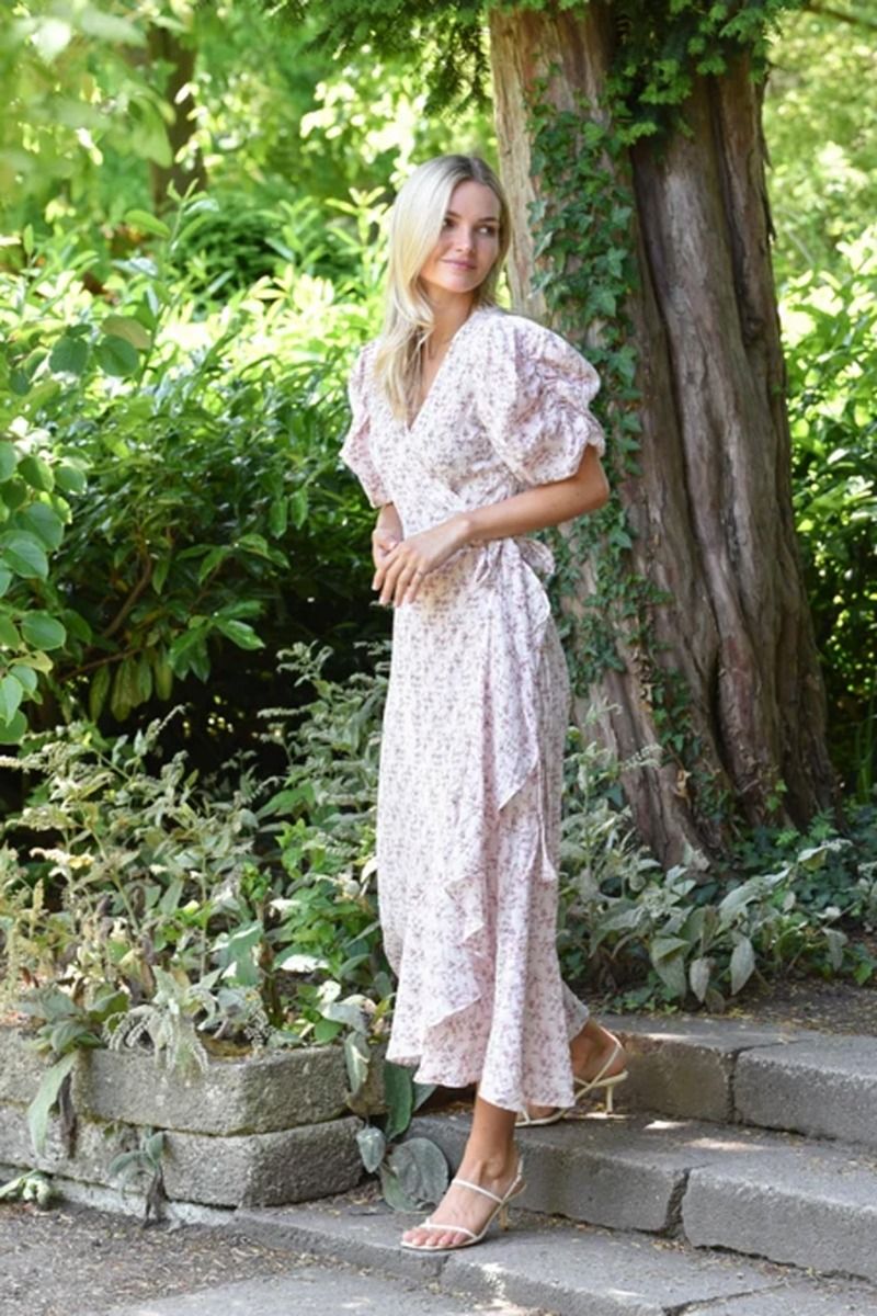 A-View - Kjole - Sinda Print Dress - Rose/Pink