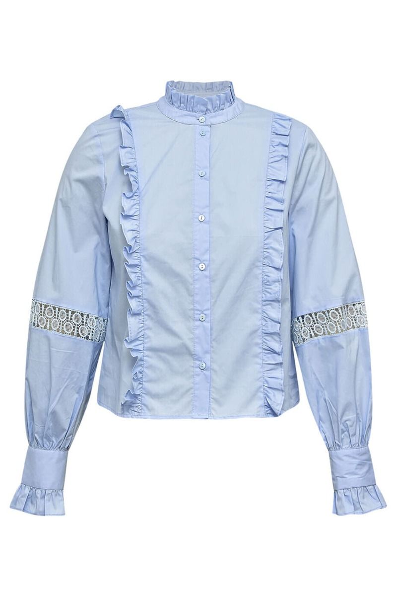 A-View - Skjorte - Katerina Shirt - Light Blue