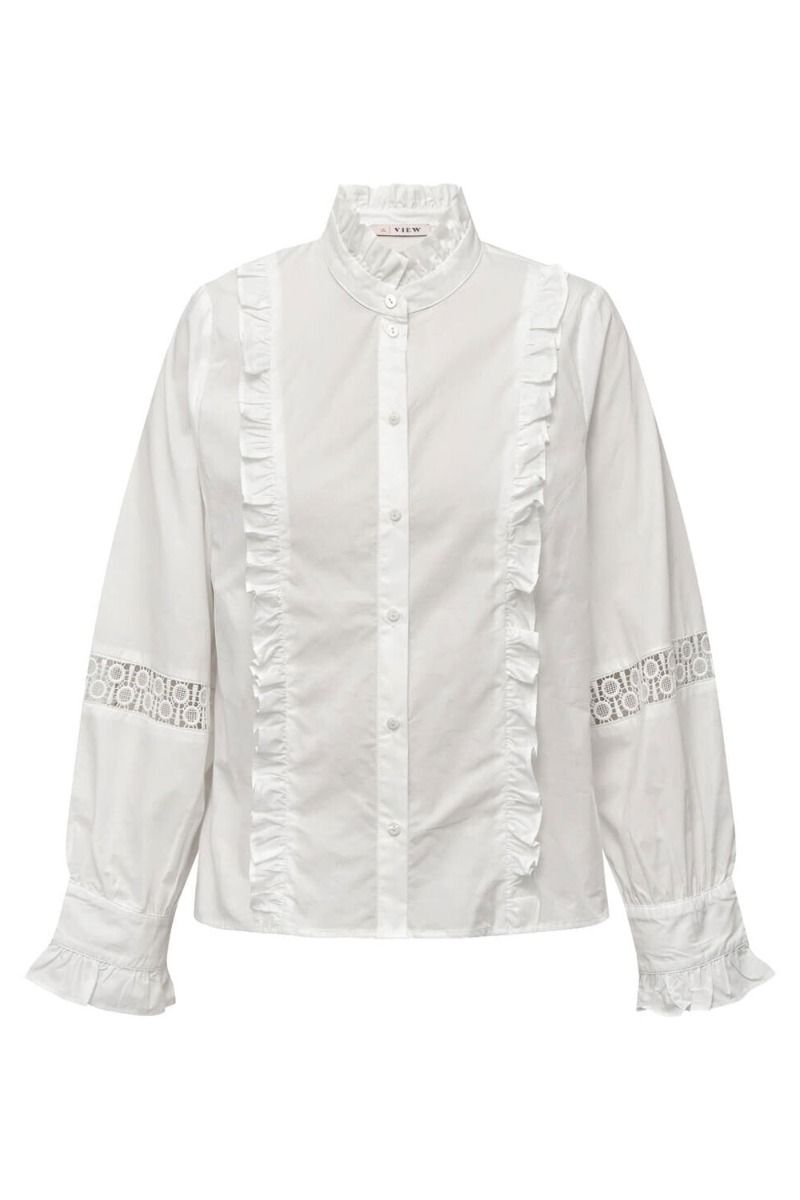 A-View - Skjorte - Katerina Shirt - White