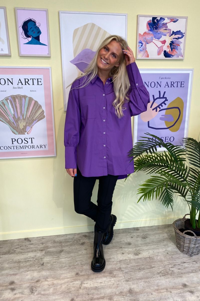 A-View - Skjorte - Sofie 300 - Purple 