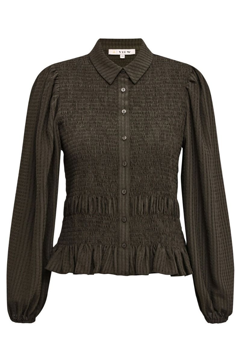 A-View - Skjorte - Stella New Shirt - Brown