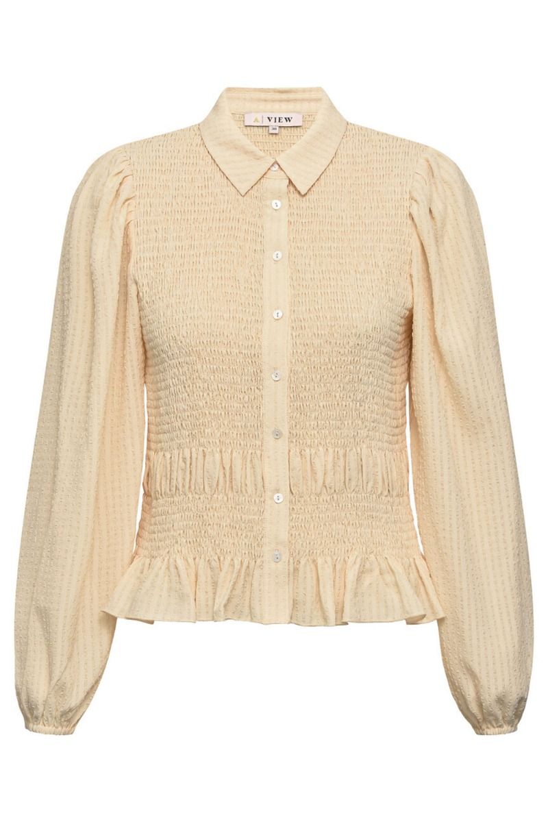 A-View - Skjorte - Stella New Shirt - Sand