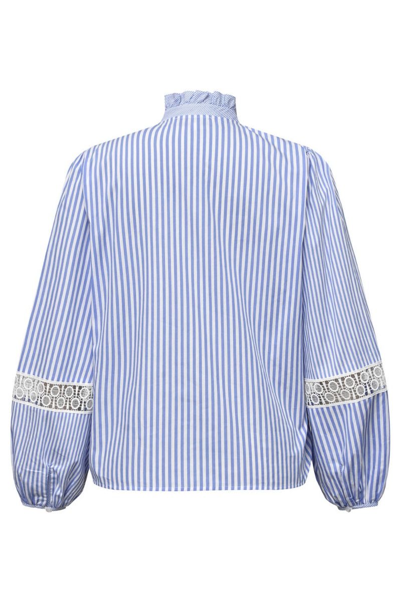 A-View - Skjorte - Tiffany Stripe Shirt - Light Blue