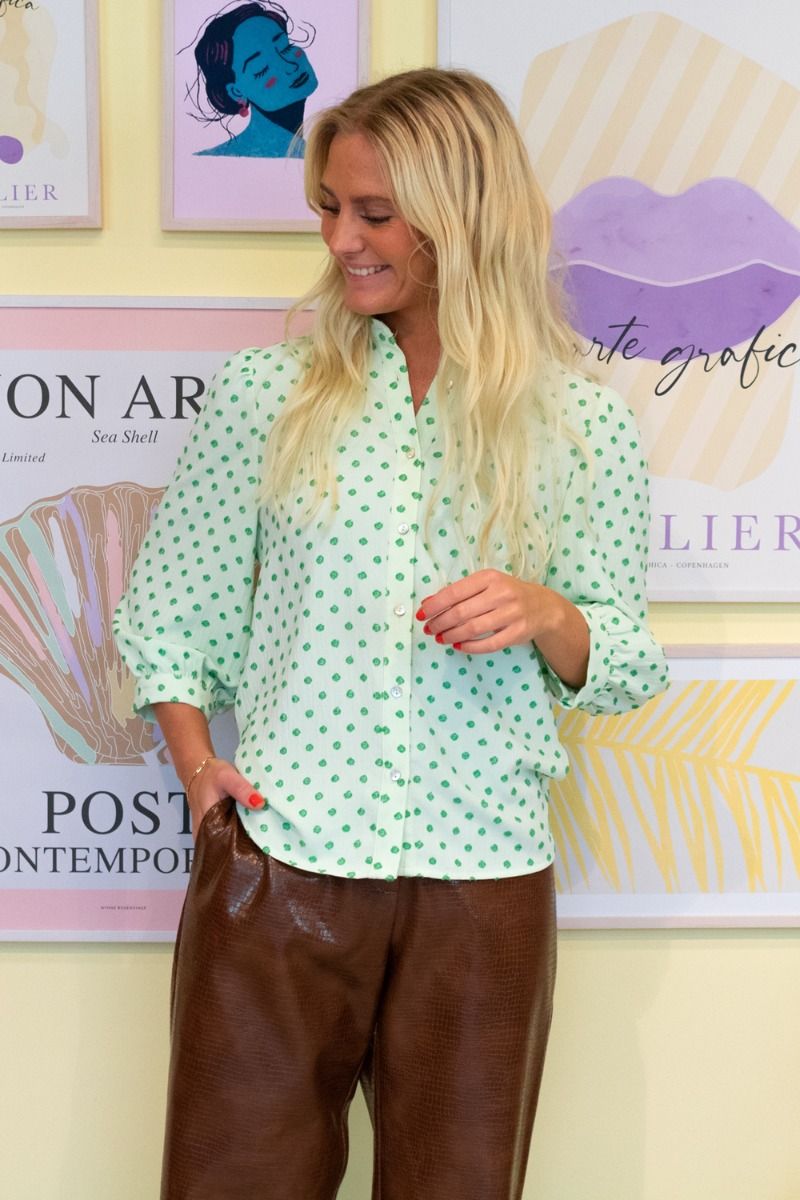 A-View - Skjorte - Vanessa Shirt - Green