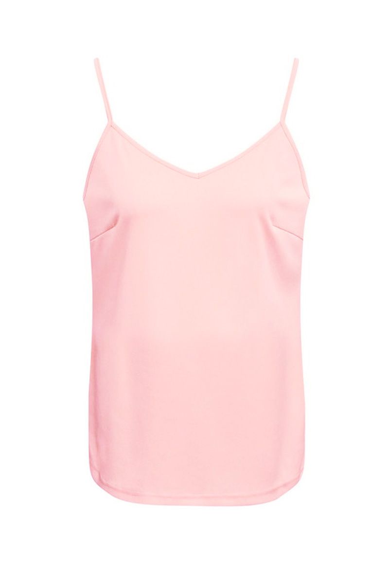 A-View - Top - Slip Top - Pale Rose