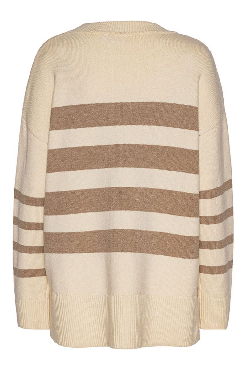 A-View - Strik - Alvena New Knit Pullover - Cream/Sand
