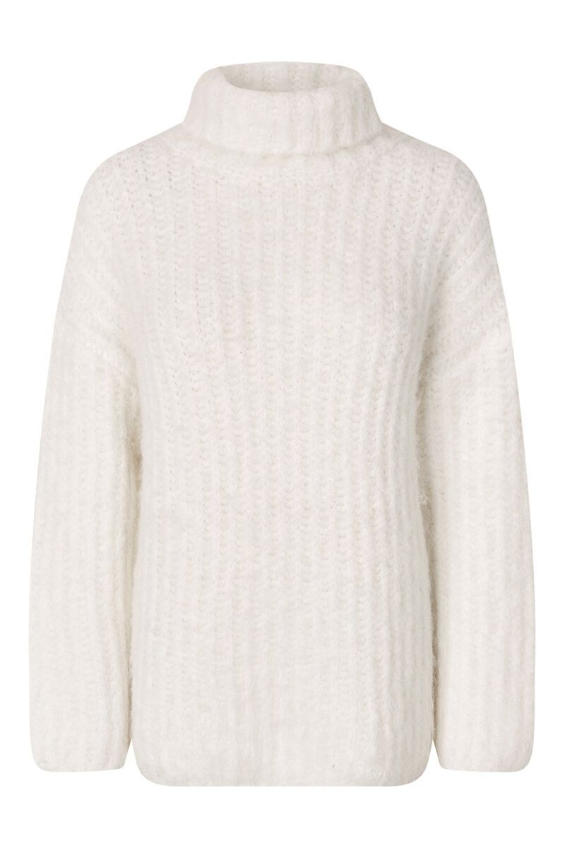 A-View - Strik - Orchid Knit - White