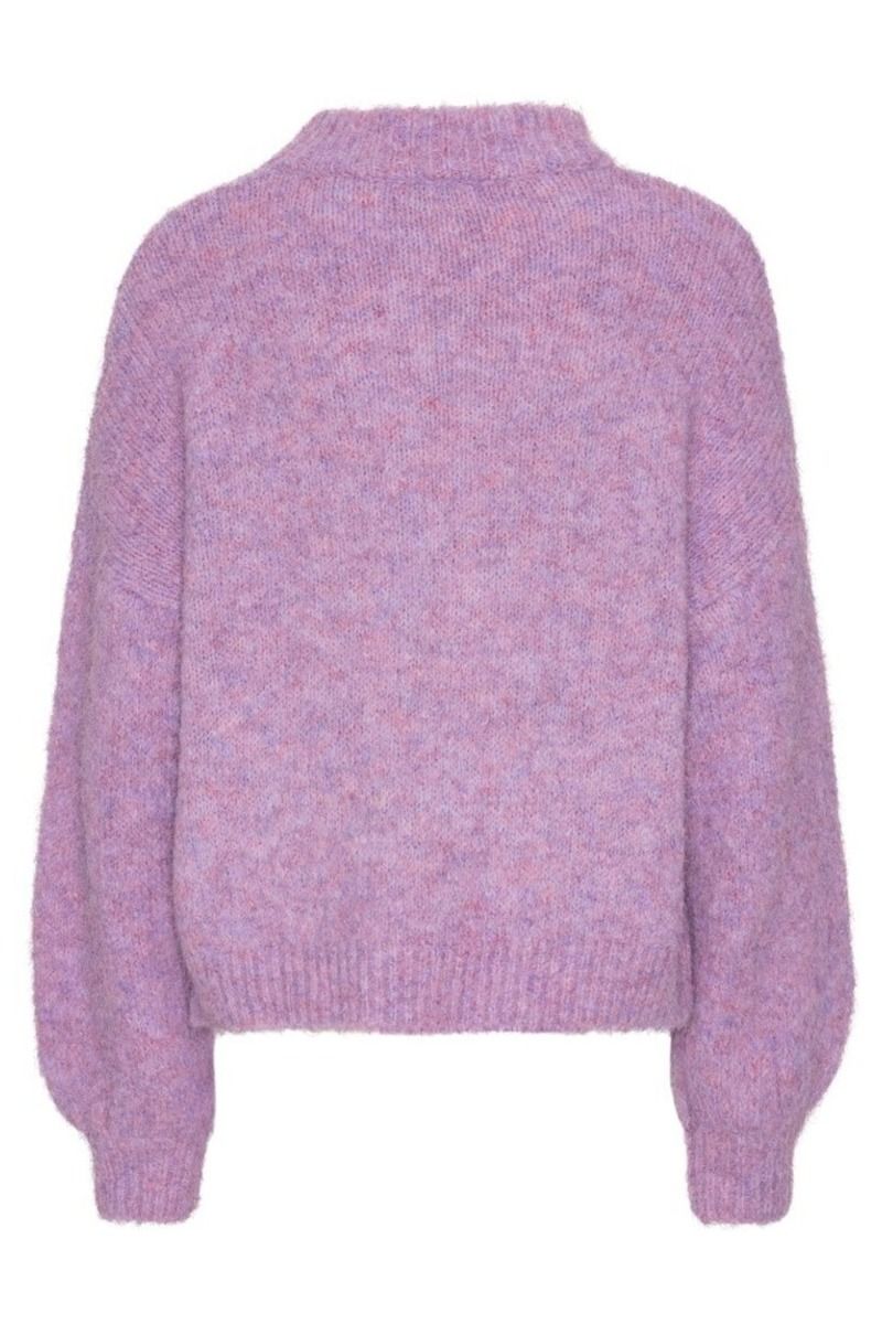 A-View - Strik - Patrisia Solid Knit Pullover - Lilac