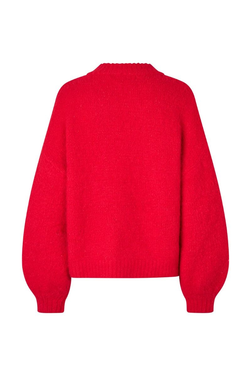 A-View - Strik - Patrisia Solid Knit Pullover - Red