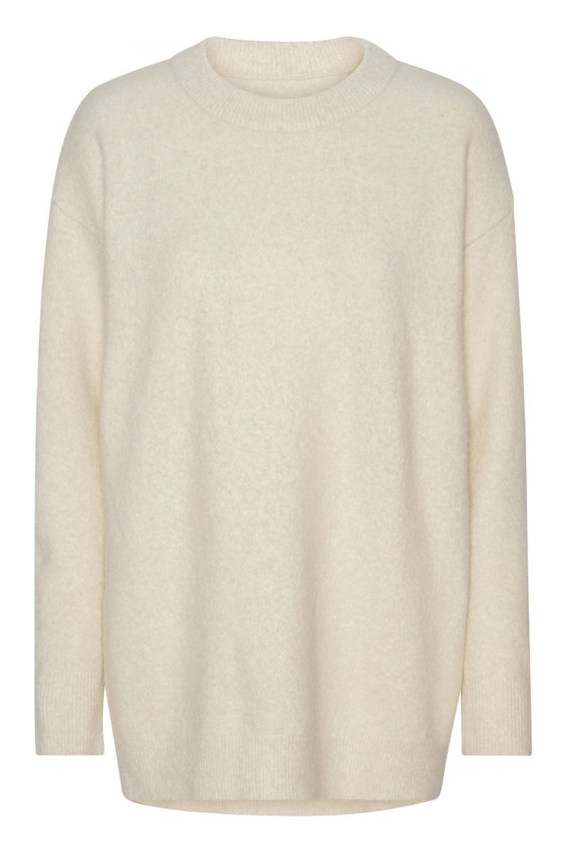 A-View - Strik - Polka Knit - White Nature