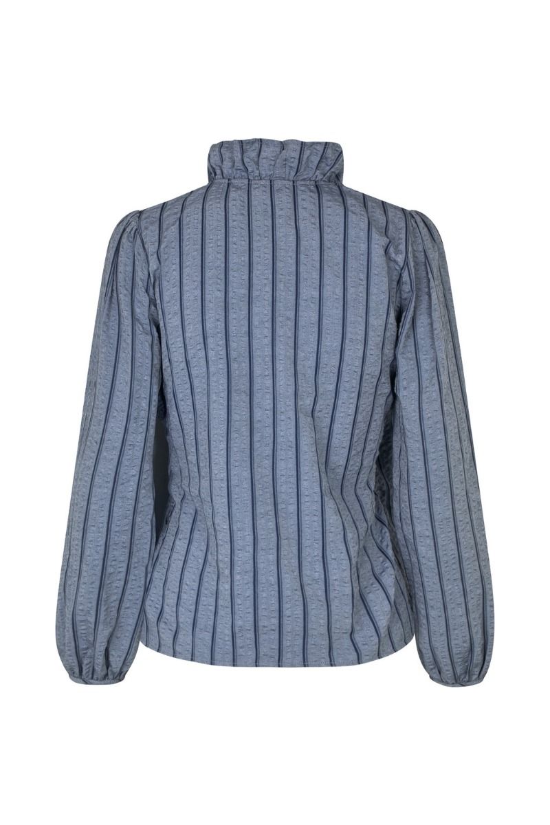A-View - Bluse - Thilde Blouse - Blue Stripe