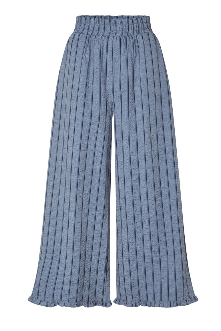 A-View - Bukser - Thilde Pants - Blue Stripe