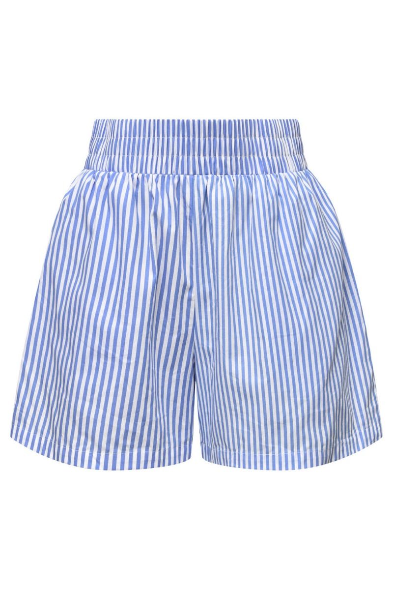 A-View - Short - Tiffany Stripe Shorts - Light Blue