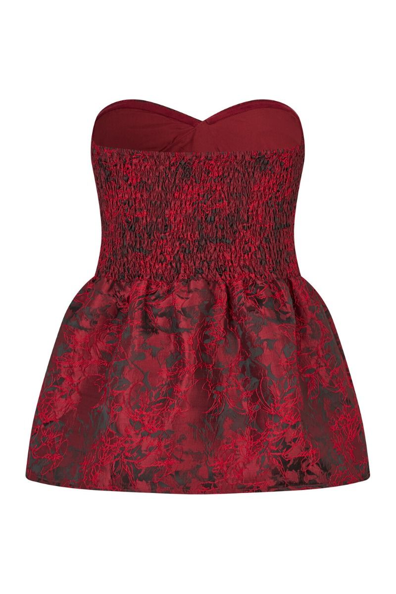 A-View - Top - Aria Top - Red