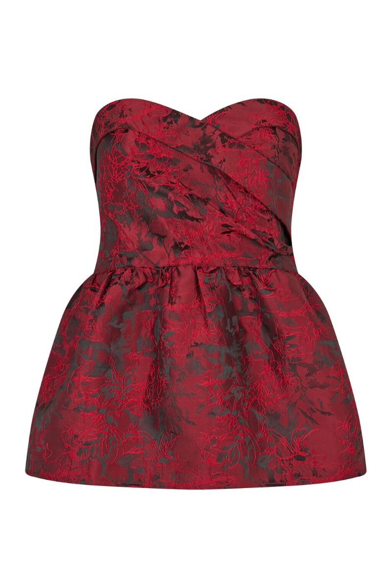 A-View - Top - Aria Top - Red