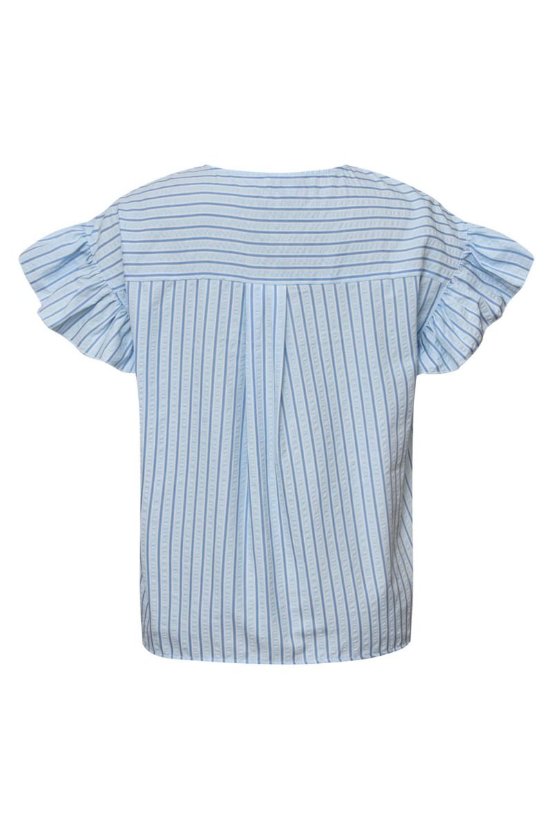 A-View - Top - Bell Top - Blue