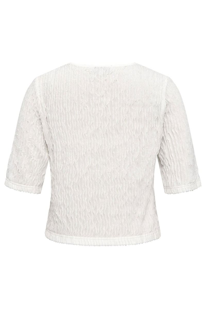 A-View - Top - Kari Cardigan - White