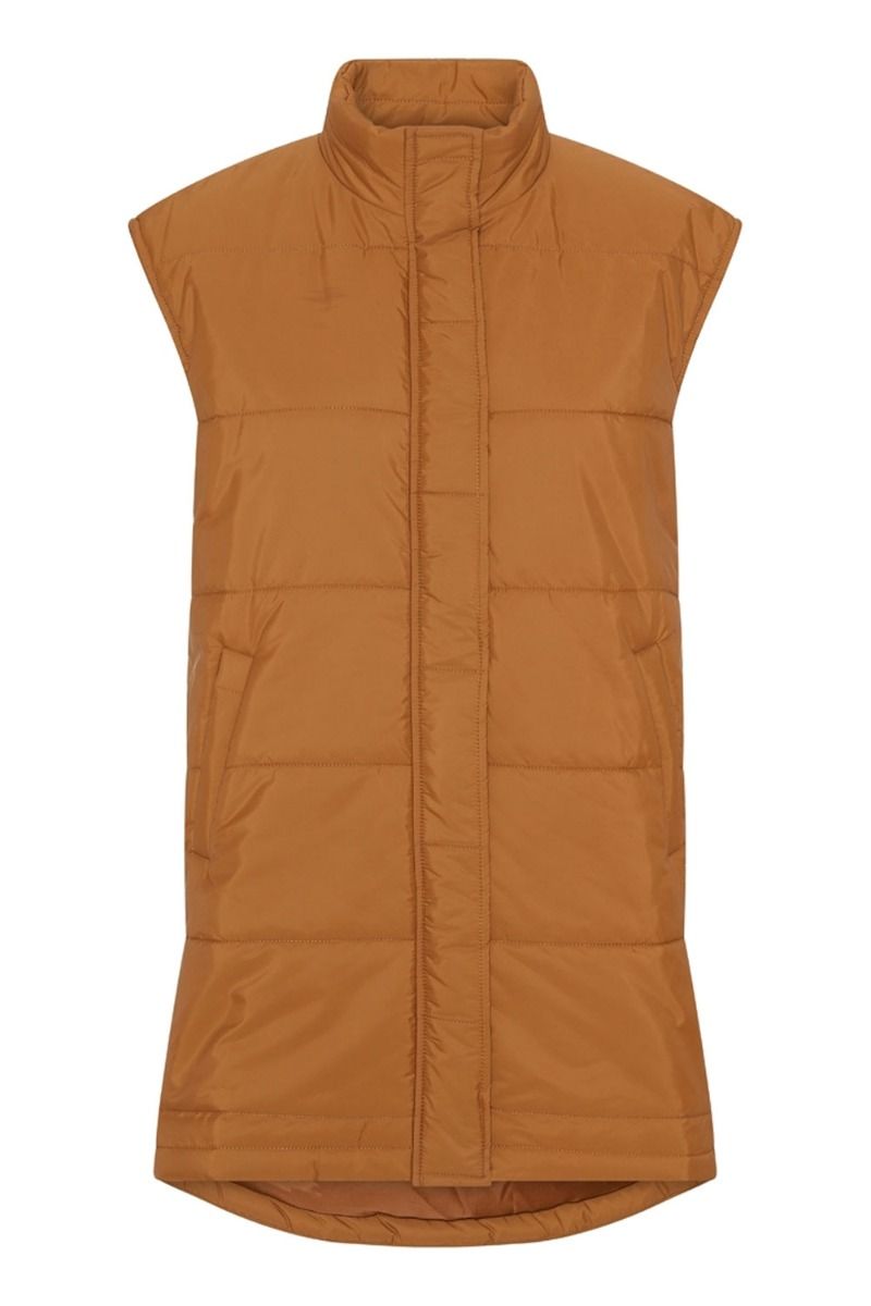 A-View - Vest - Michel Puffer Vest - Brown