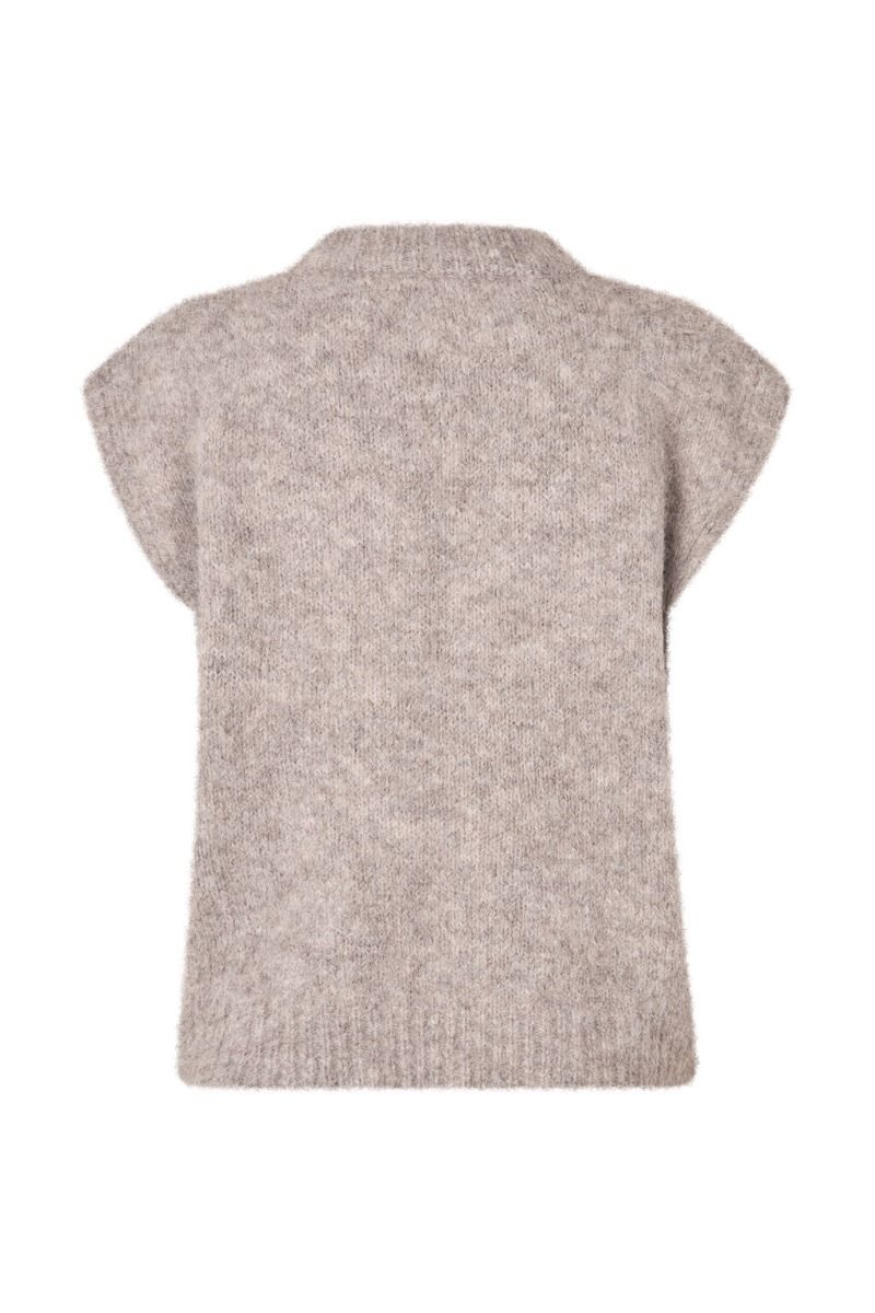 A-View - Vest - Patrisia Knit Vest - Brown