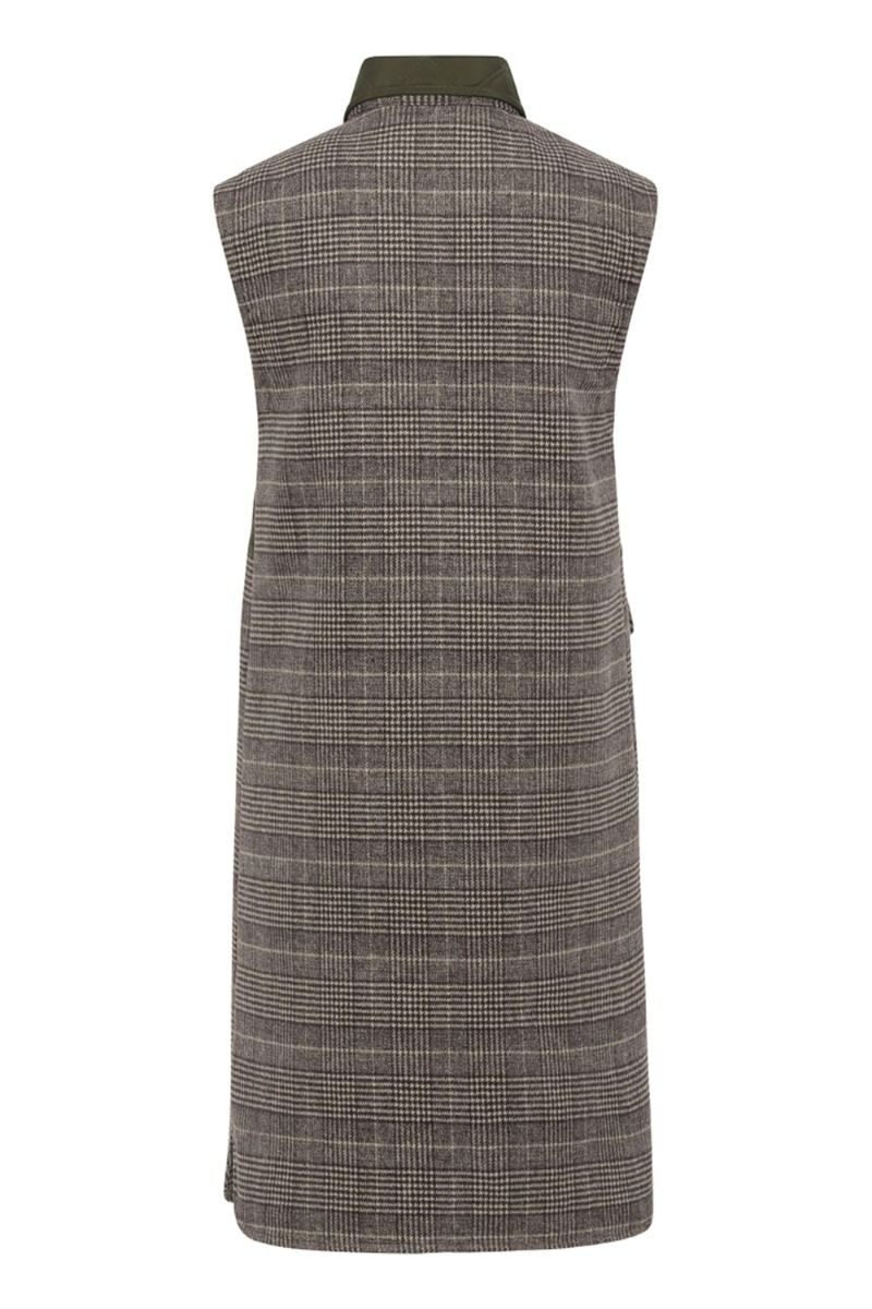 A-View - Vest - Peggy Vest - Checkered Brown