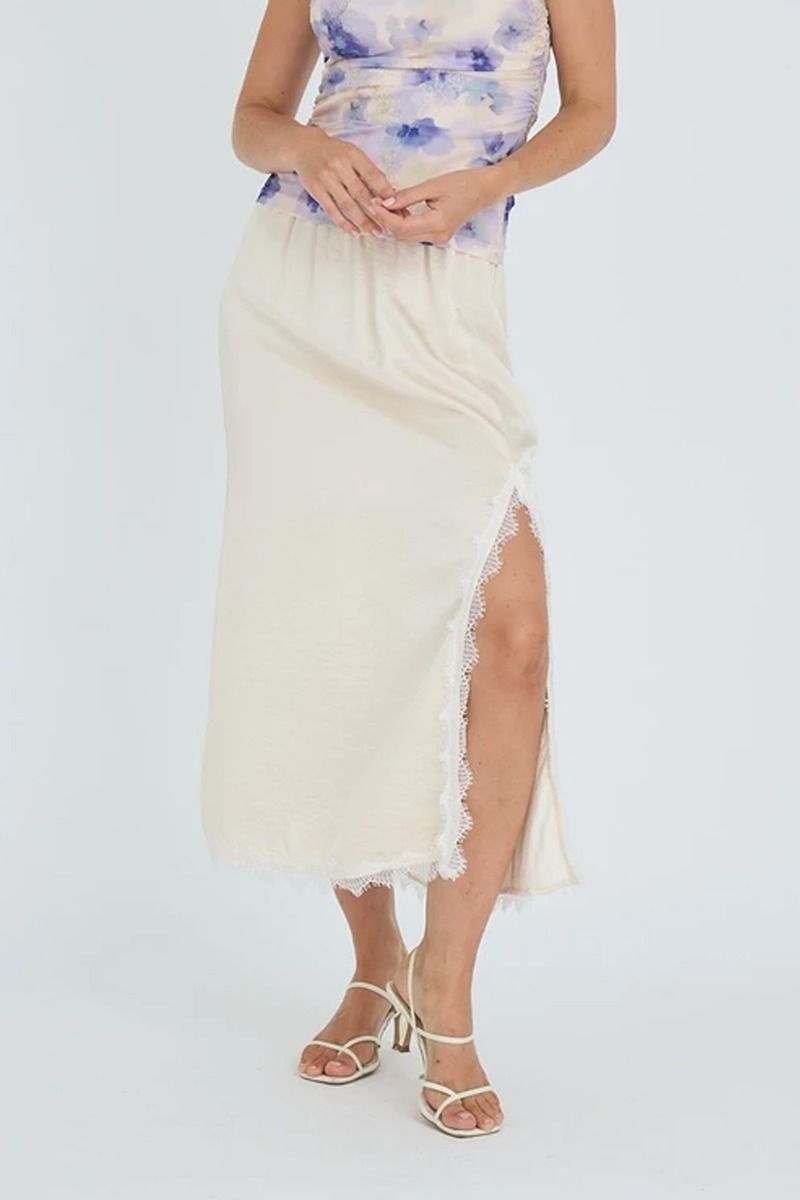 A-View - Nederdel - Zoe Skirt - Pale Yellow