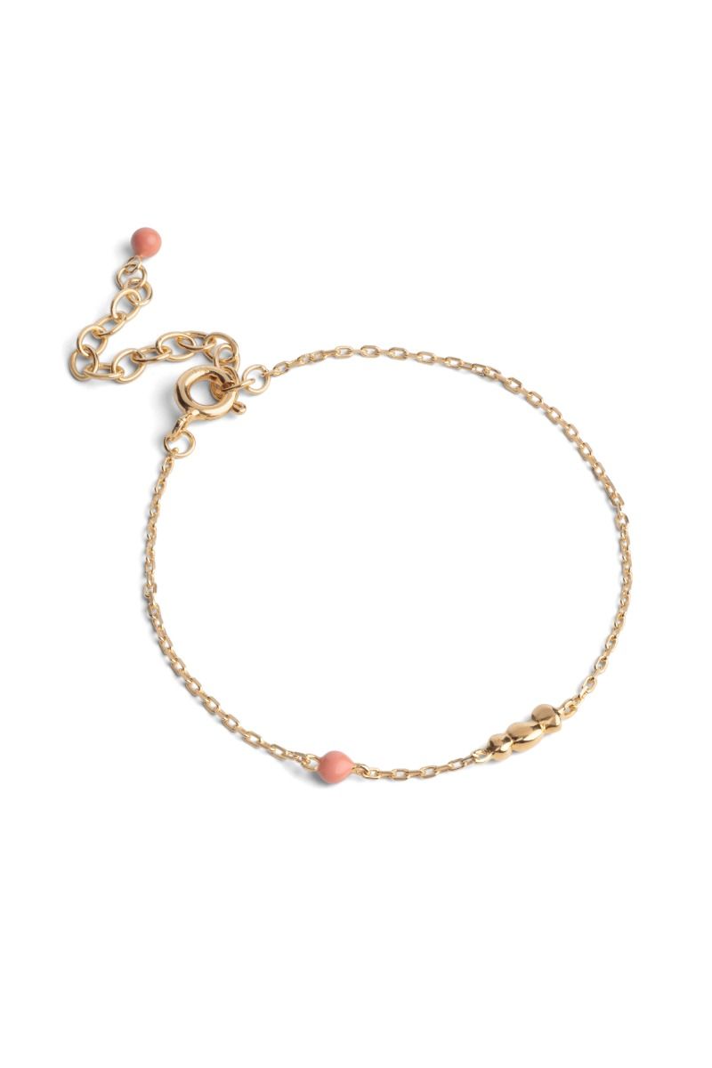 Enamel - Armbånd - Bracelet, Nara - Light Coral