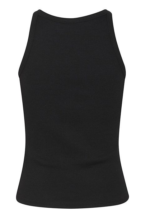 Gestuz - Top - GZdrew Rhinestone Logo Tank - Black