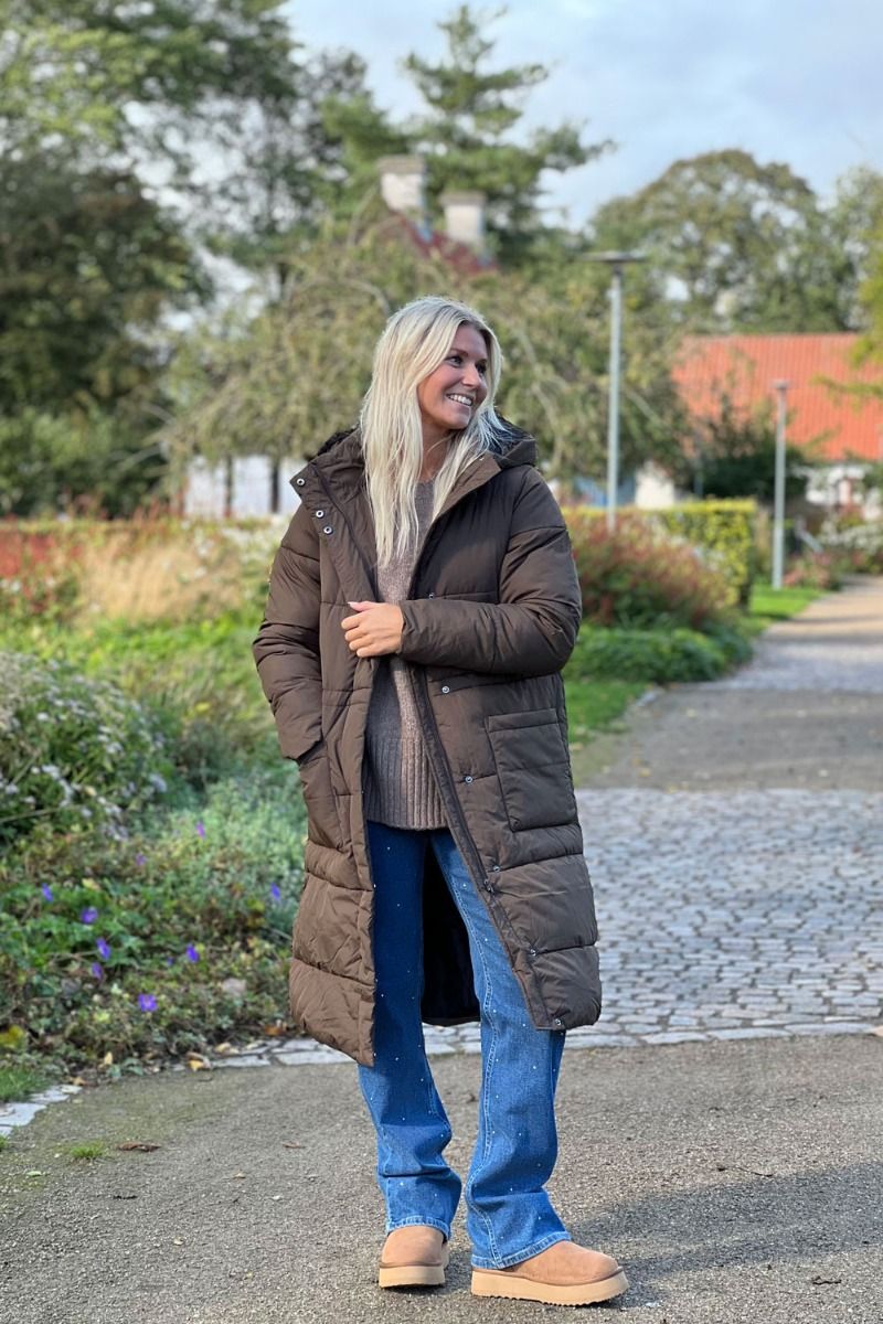 Basic Apparel - Jakke - Dagmar Jacket - Slate Army Brown